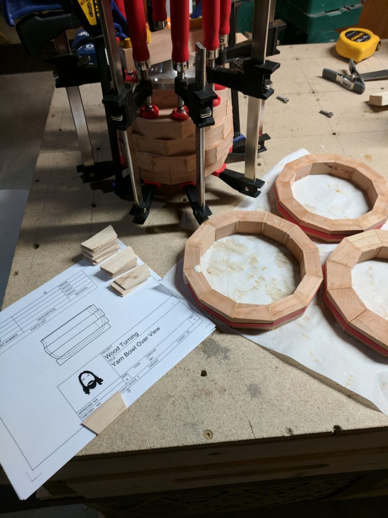 Ring Glue up