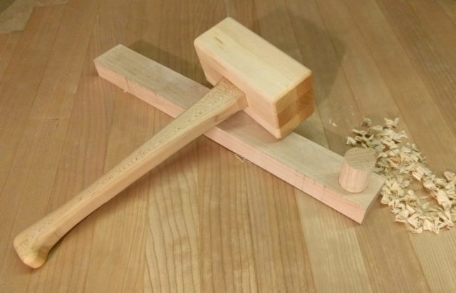 Maple hardwood mallet