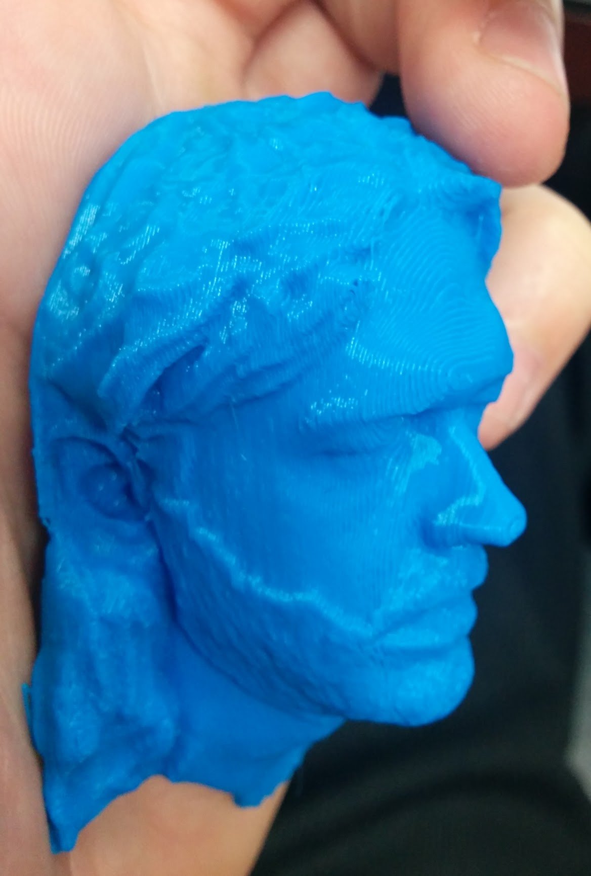 3D Printed self portrait