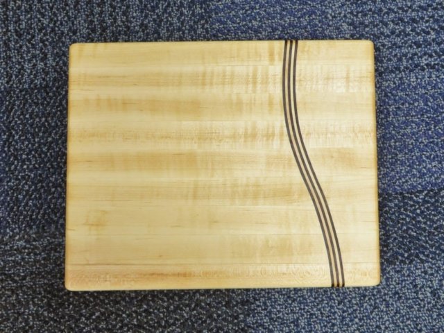 Wenge and Maple Wave pattern Cutting board