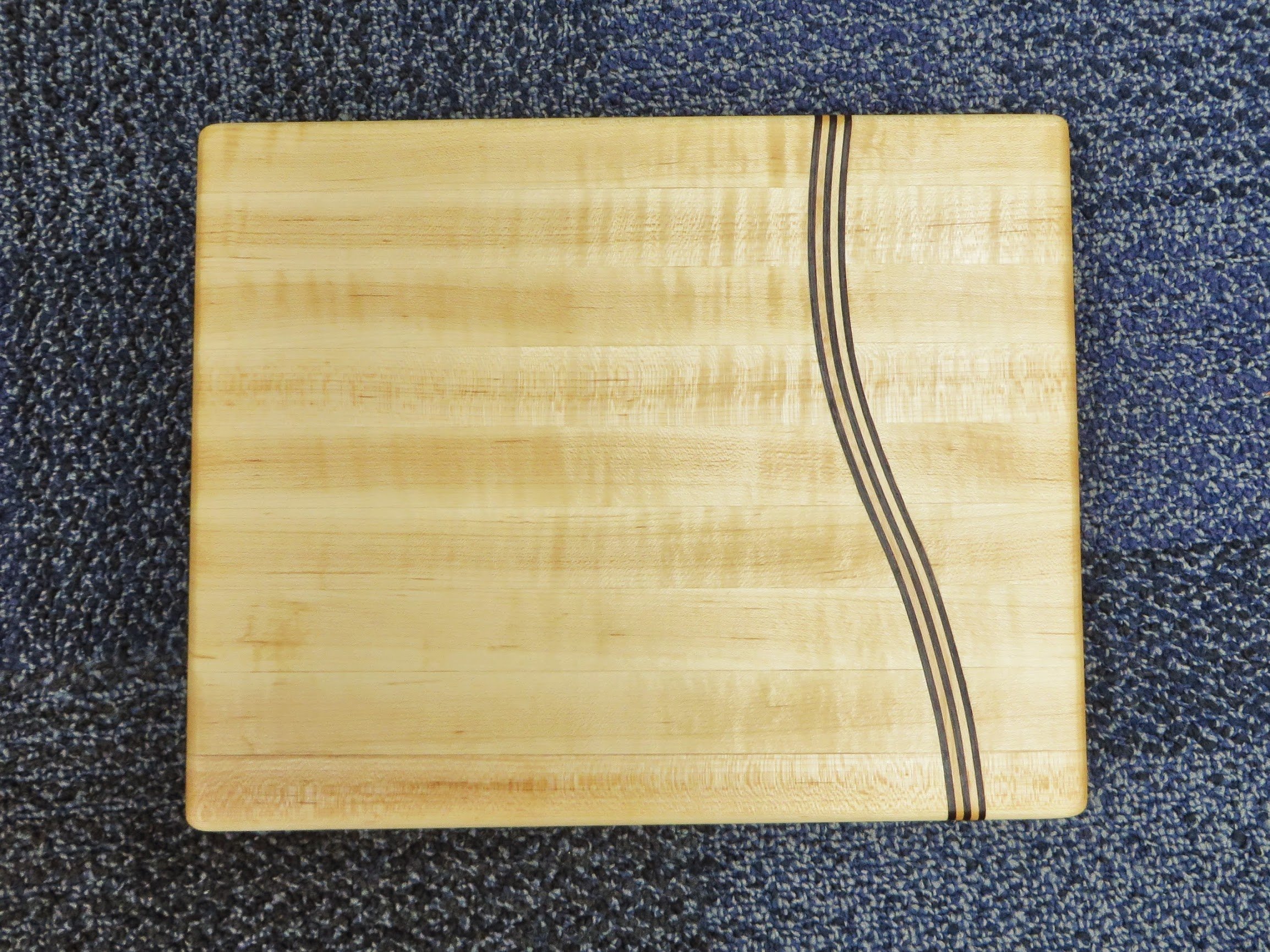 Wenge and Maple Wave pattern Cutting board